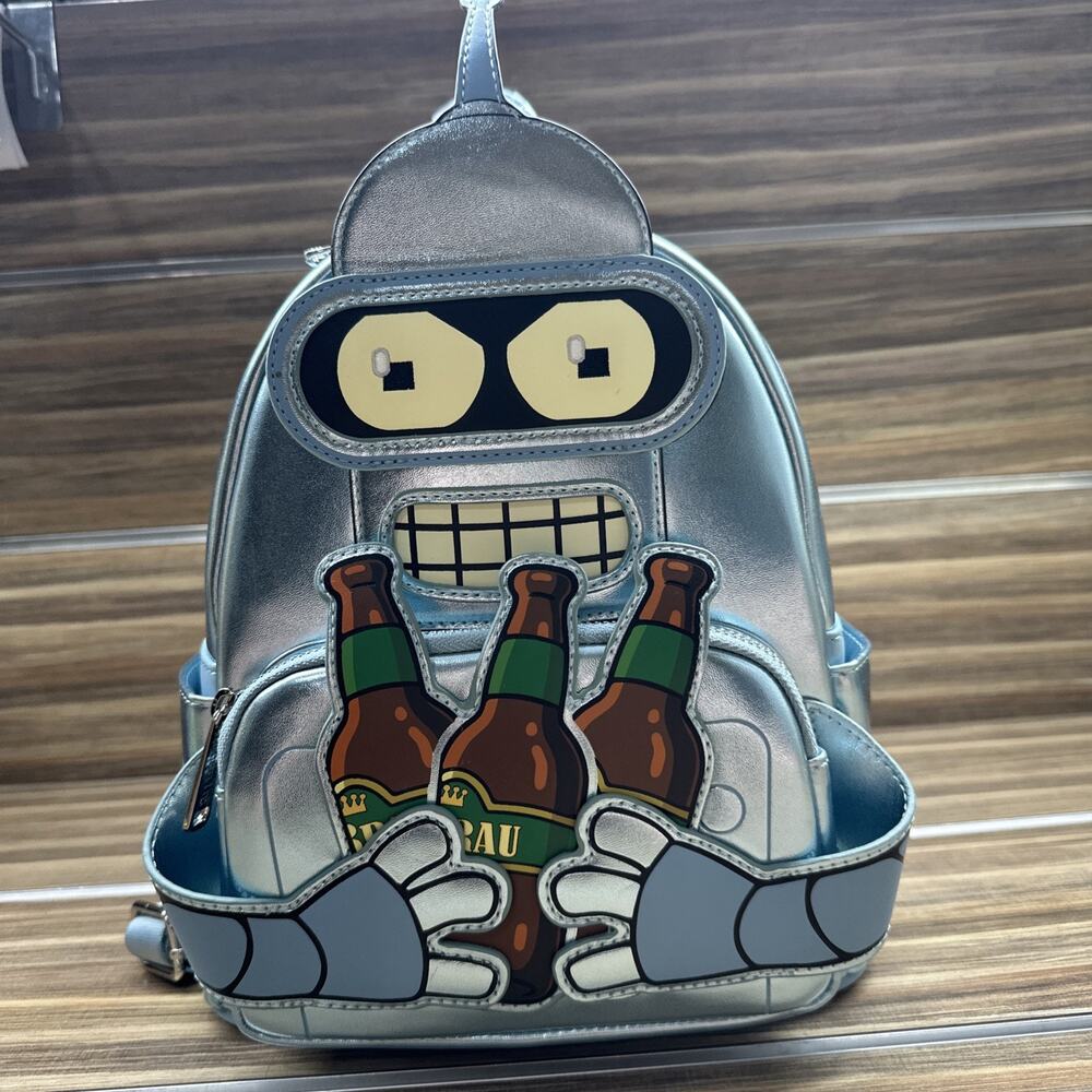 Loungefly Bender LE Limited edition Futurama Wondercon mini backpack